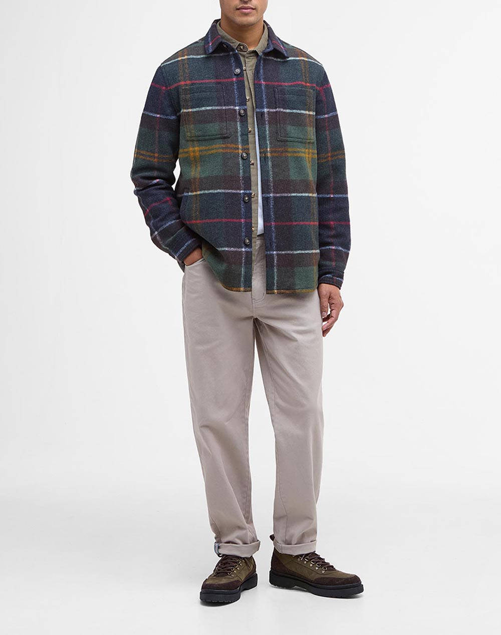BARBOUR BARBOUR CHAPTER TAILORED CHECK OVERSHIRT