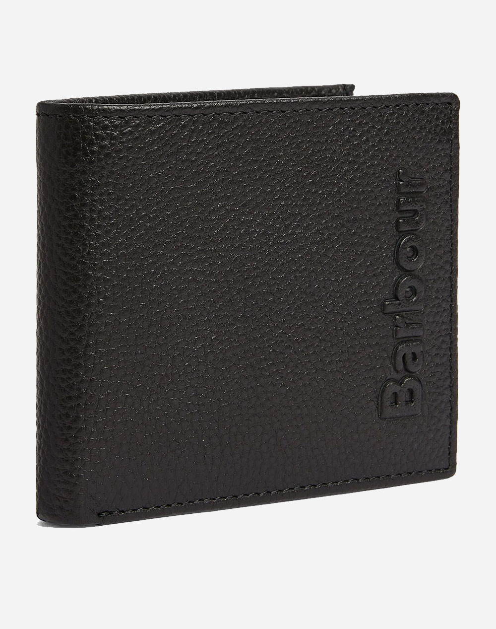 BARBOUR LOGO LEATHER BILLFOLD WALLET