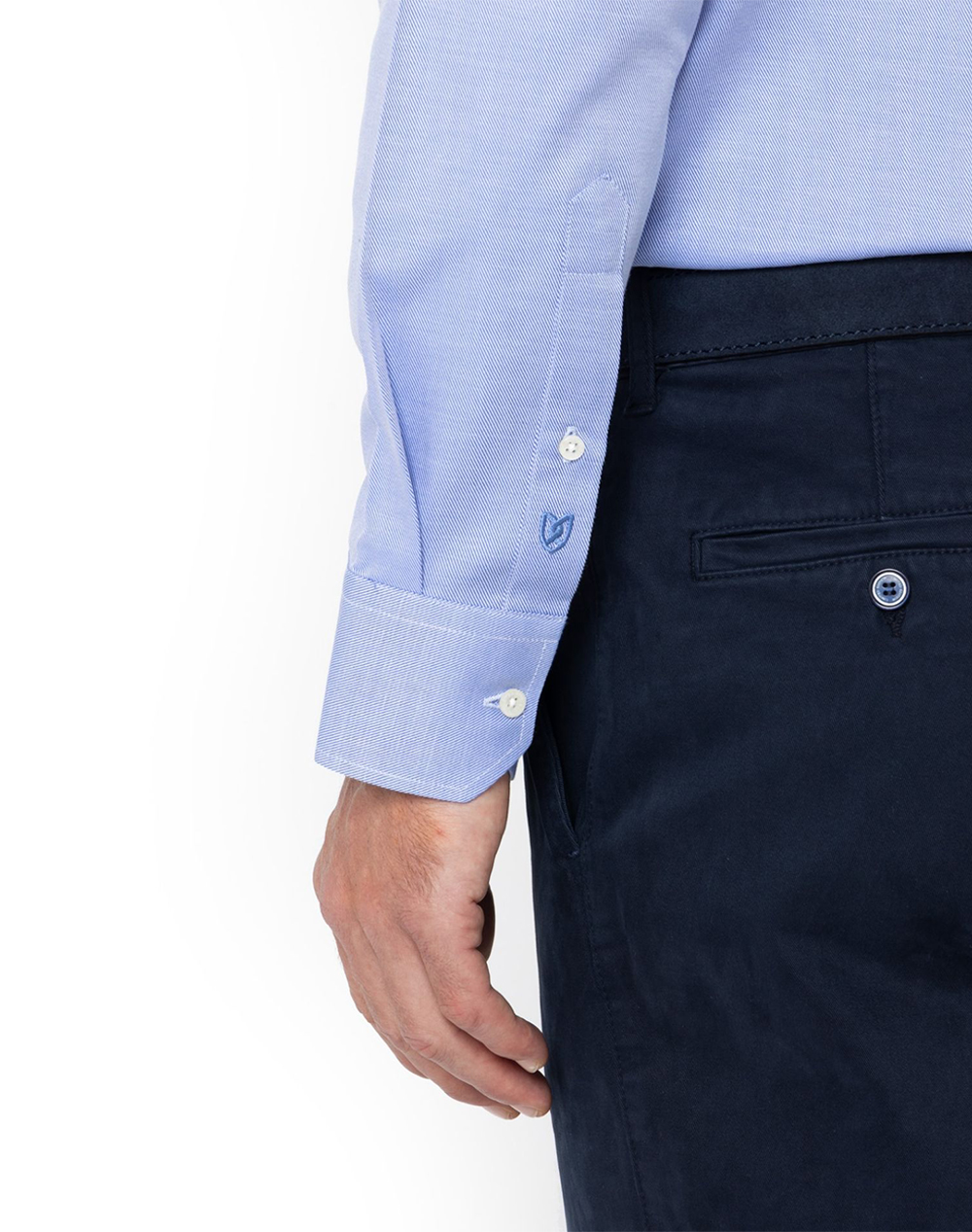 THE BOSTONIANS РИЗА TWILL CUSTOM FIT Plain TWILL Semi-rex Custom FIT