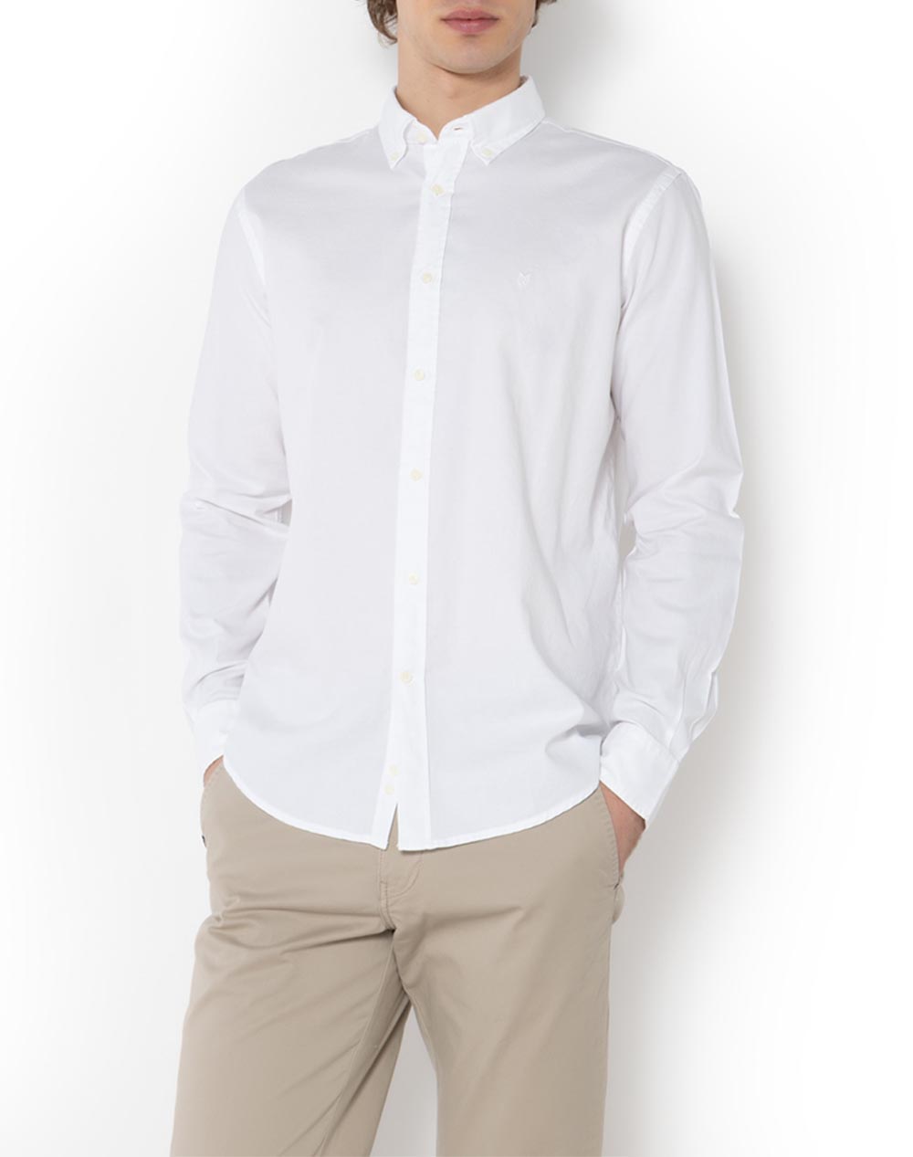 THE BOSTONIANS РИЗА OXFORD REGULAR FIT Plain OXFORD Button-down Regular Fit