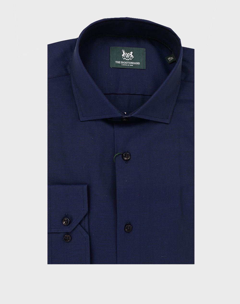 THE BOSTONIANS РИЗА DOBBY CUSTOM FIT Patterned DOBBY Semi-rex Custom Fit