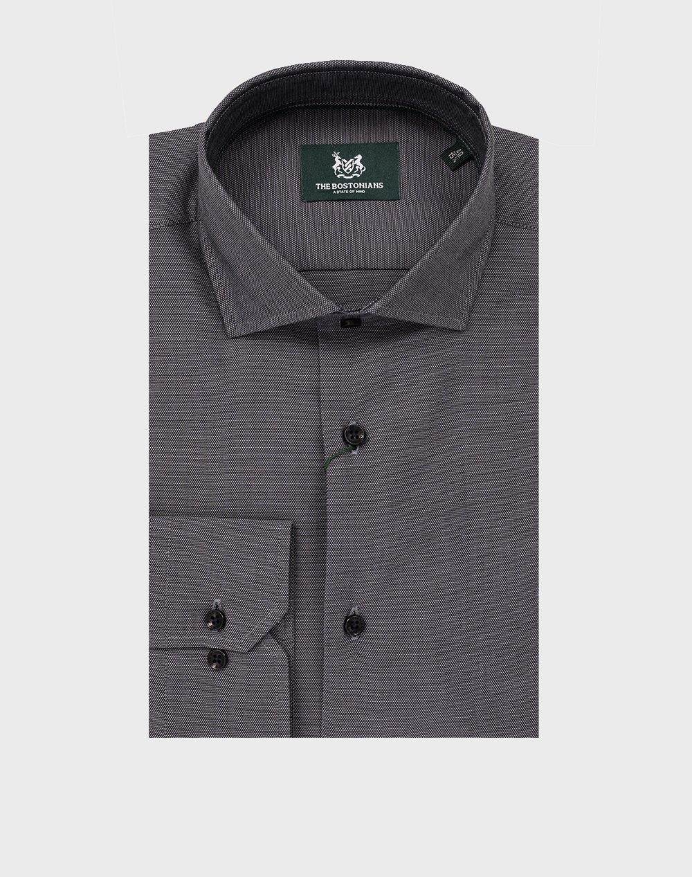 THE BOSTONIANS РИЗА DOBBY CUSTOM FIT Patterned DOBBY Semi-rex Custom Fit