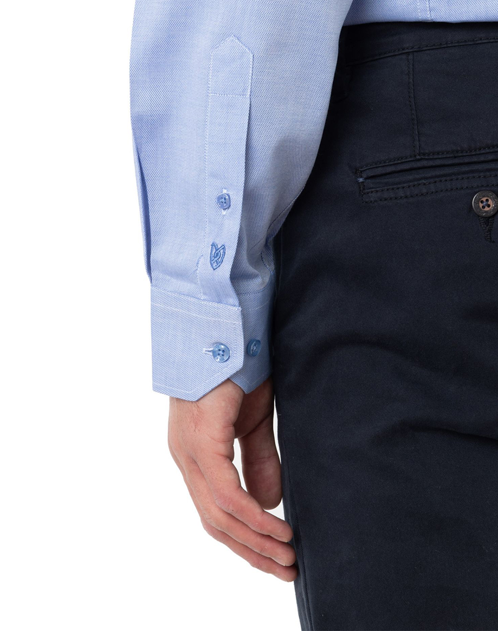 THE BOSTONIANS РИЗА DOBBY CUSTOM FIT Patterned DOBBY Semi-rex Custom Fit