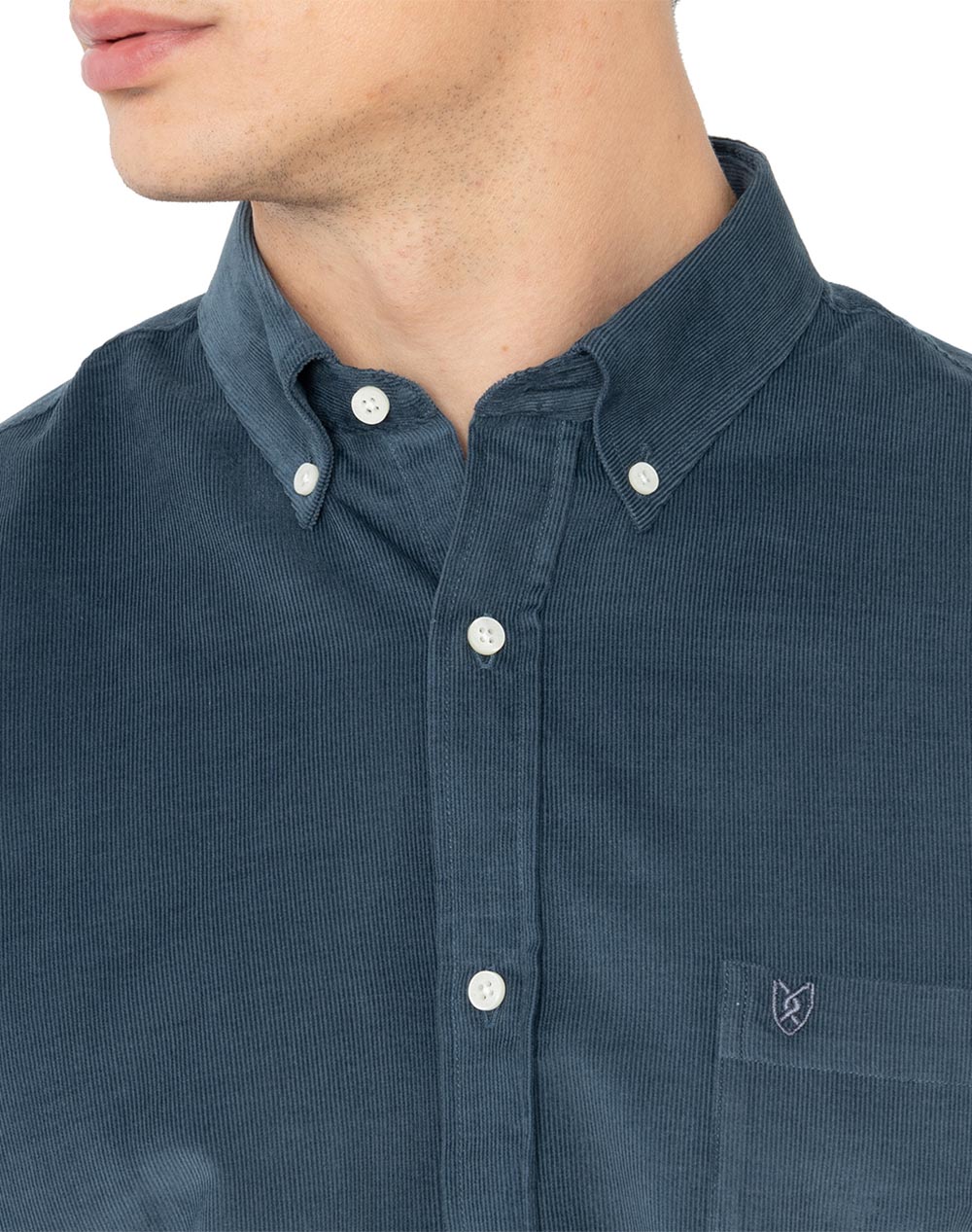 THE BOSTONIANS РИЗА REGULAR FIT PLAIN CORDUROY Button-down Regular FIT