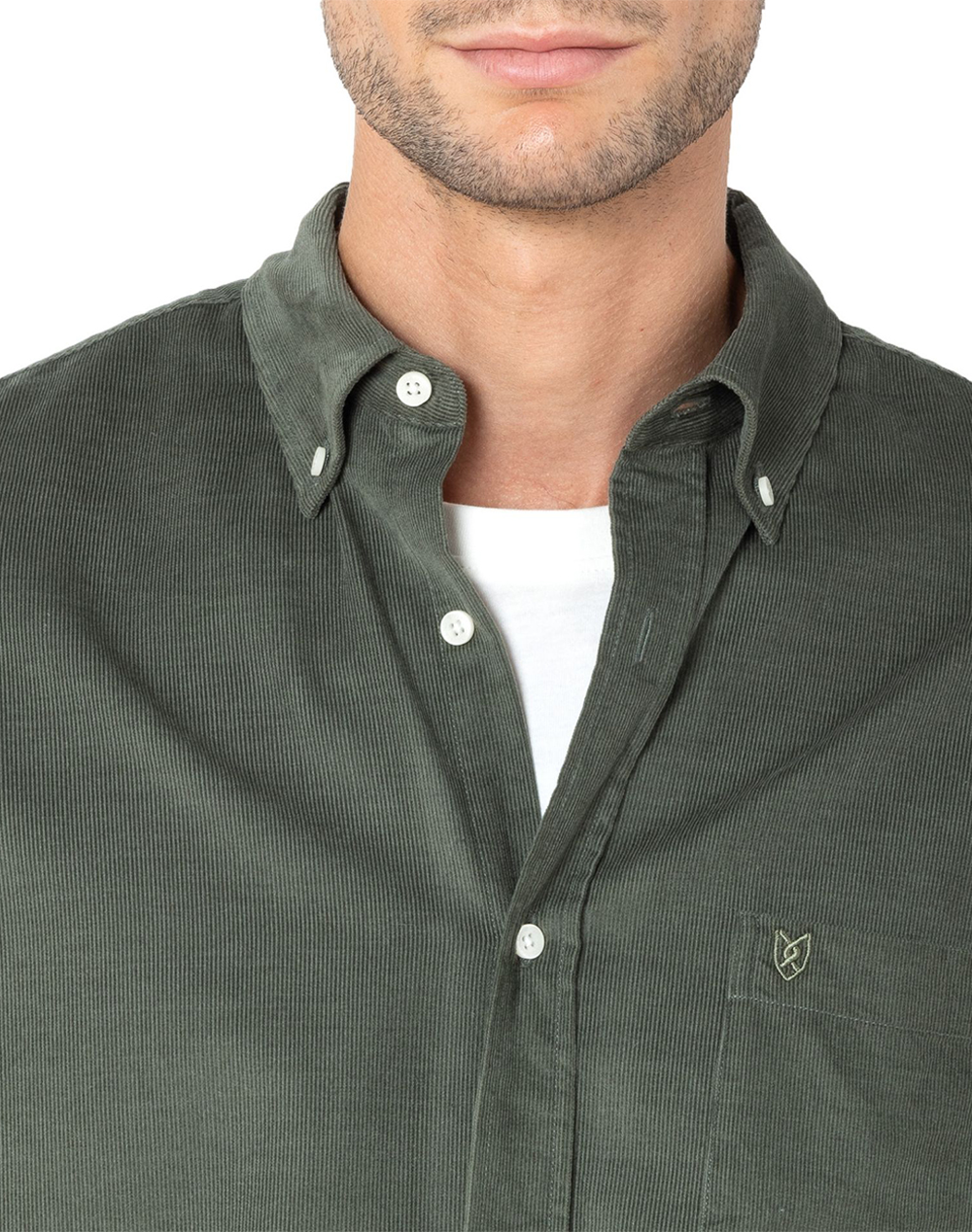 THE BOSTONIANS РИЗА REGULAR FIT PLAIN CORDUROY Button-down Regular FIT