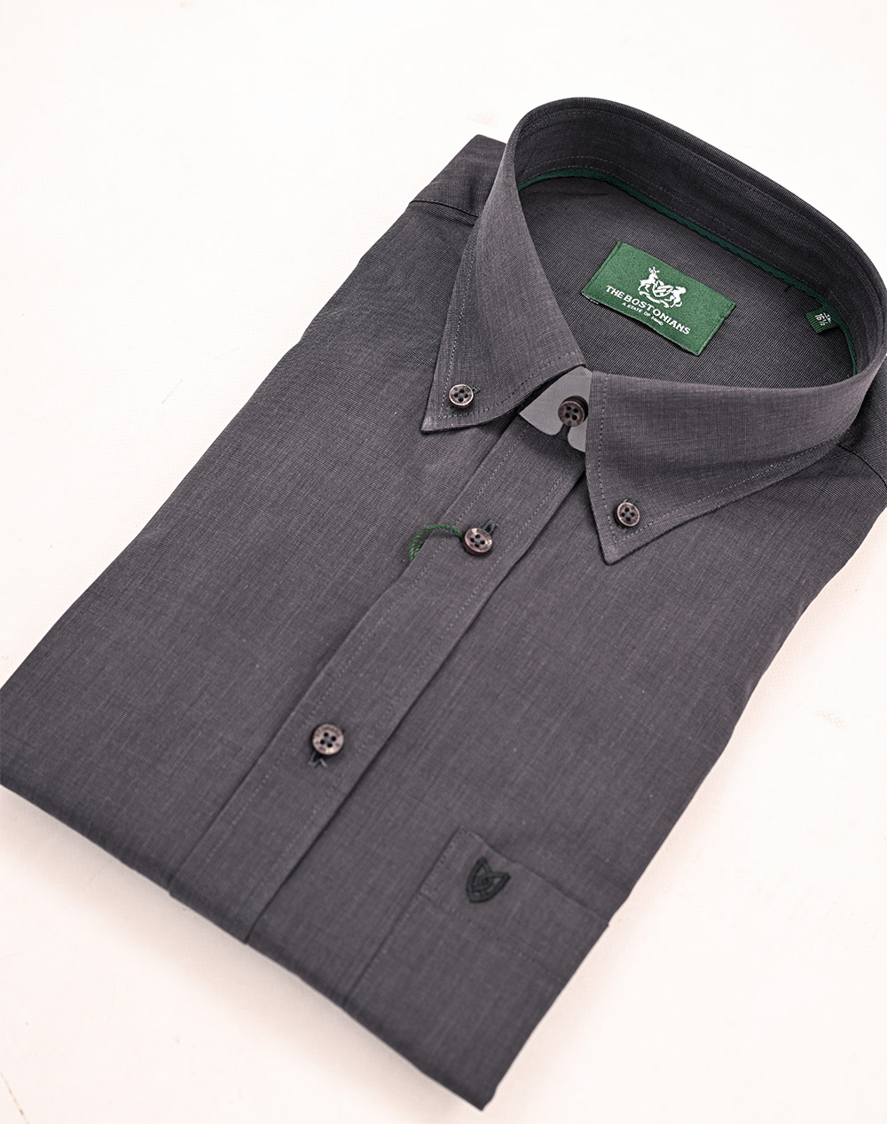 THE BOSTONIANS РИЗА FIL A FIL REGULAR FIT Plain FIL A FIL Button-down Regular Fit