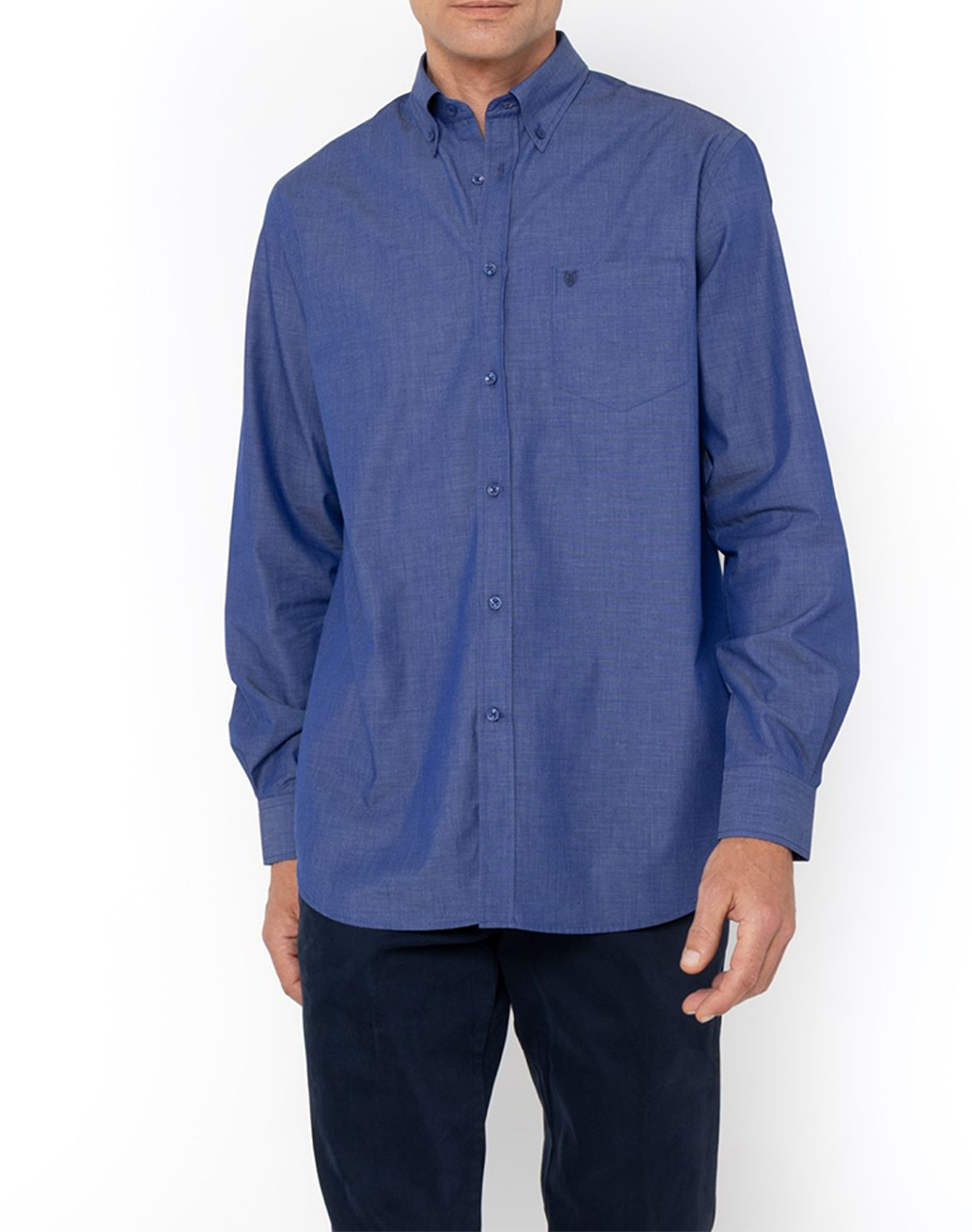 THE BOSTONIANS РИЗА FIL A FIL REGULAR FIT Plain FIL A FIL Button-down Regular Fit