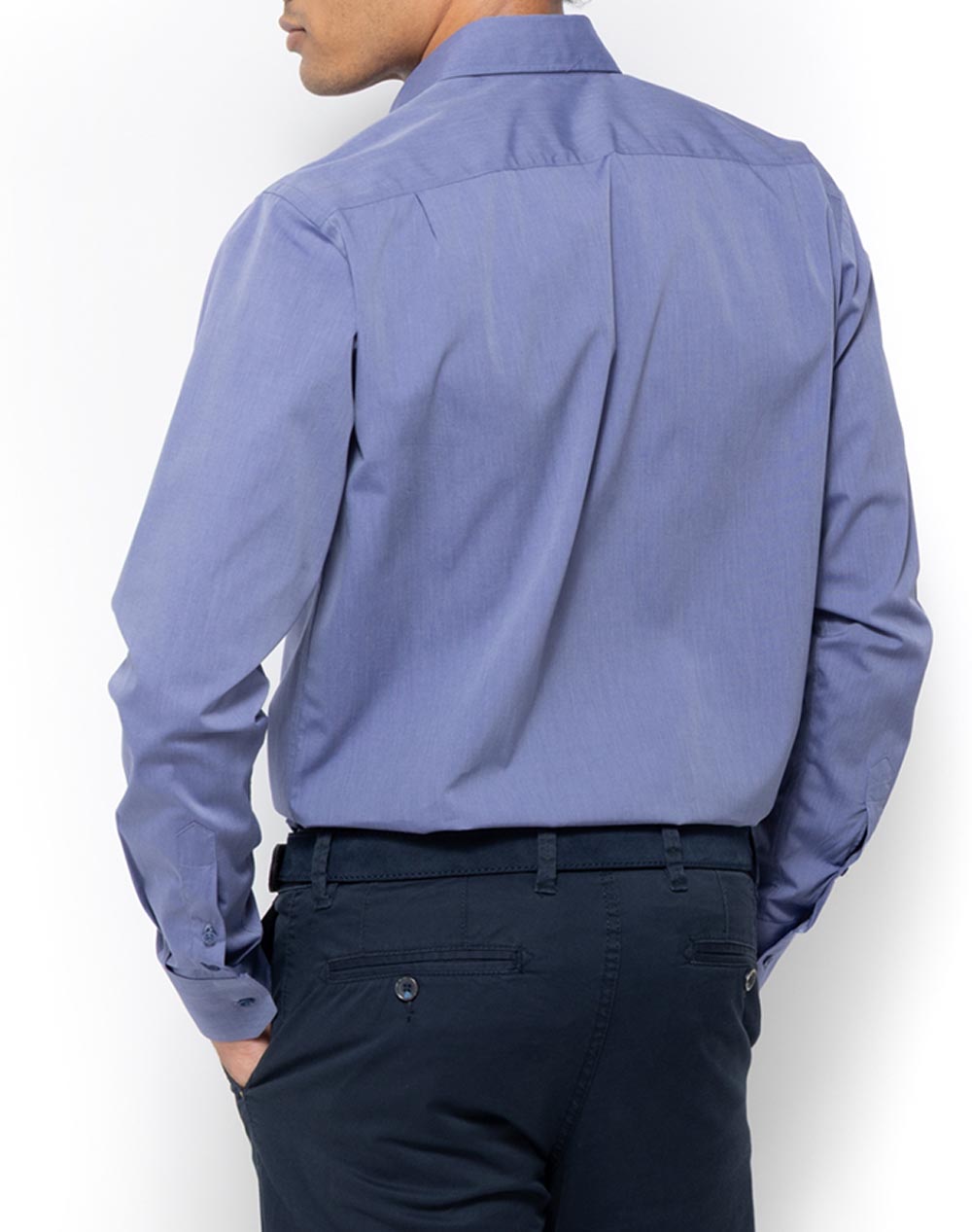 THE BOSTONIANS РИЗА ПОПЛИН CUSTOM FIT Plain POPLIN Semi-rex Custom FIT