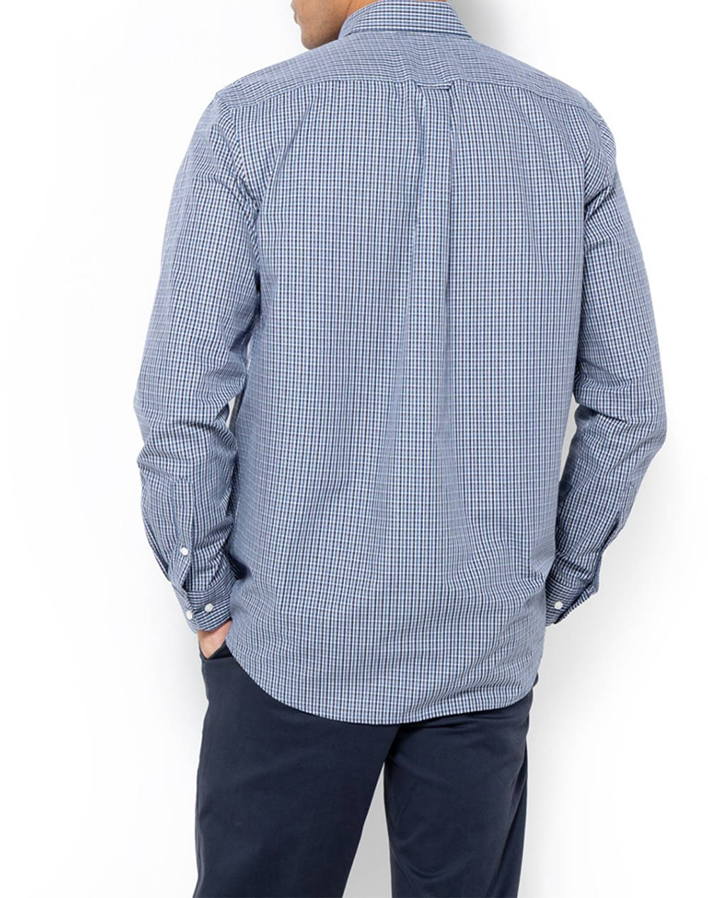 THE BOSTONIANS РИЗА CHESTER POPLIN REGULAR FIT MiniCheck POPLIN Button-down Regular Fit