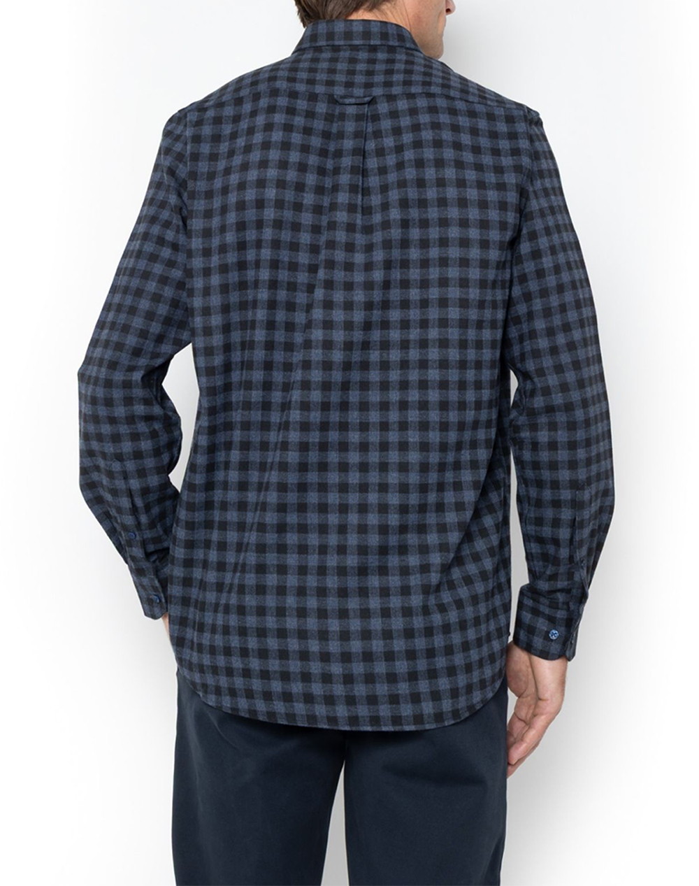 THE BOSTONIANS РИЗА MAVERICK FLANNEL REGULAR FIT MedCheck FLANNEL Button-down Regular FIT