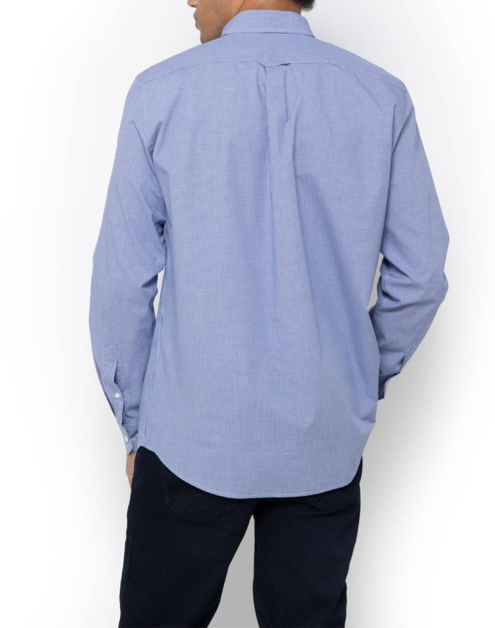 THE BOSTONIANS РИЗА CHESTER POPLIN REGULAR FIT MiniCheck POPLIN Button-down Regular Fit