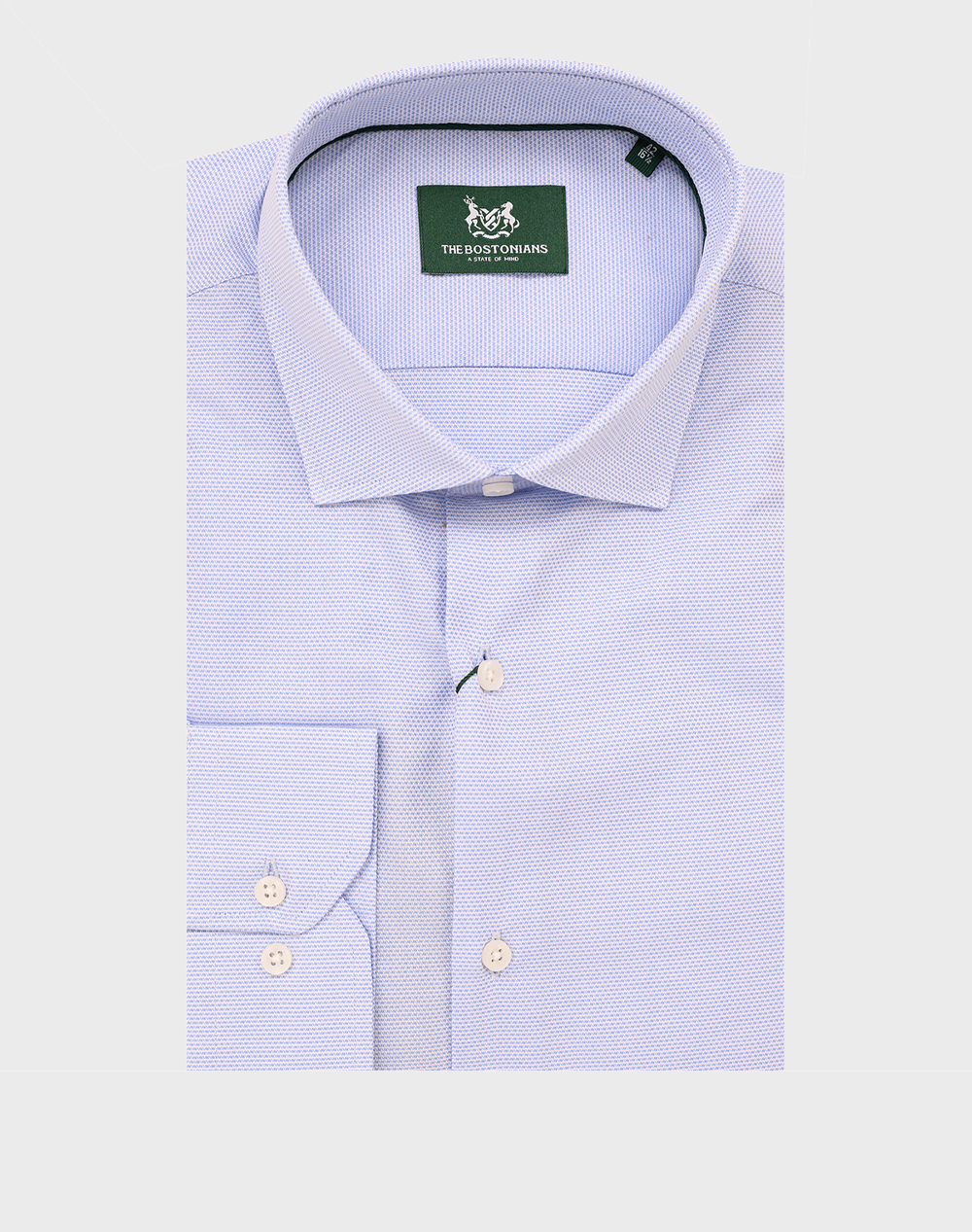 THE BOSTONIANS РИЗА DOBBY CUSTOM FIT Patterned DOBBY Semi-rex Custom FIT