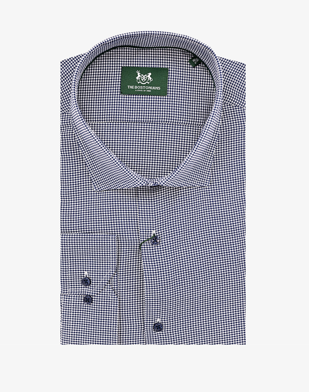 THE BOSTONIANS РИЗА DOBBY CUSTOM FIT Patterned DOBBY Semi-rex Custom FIT