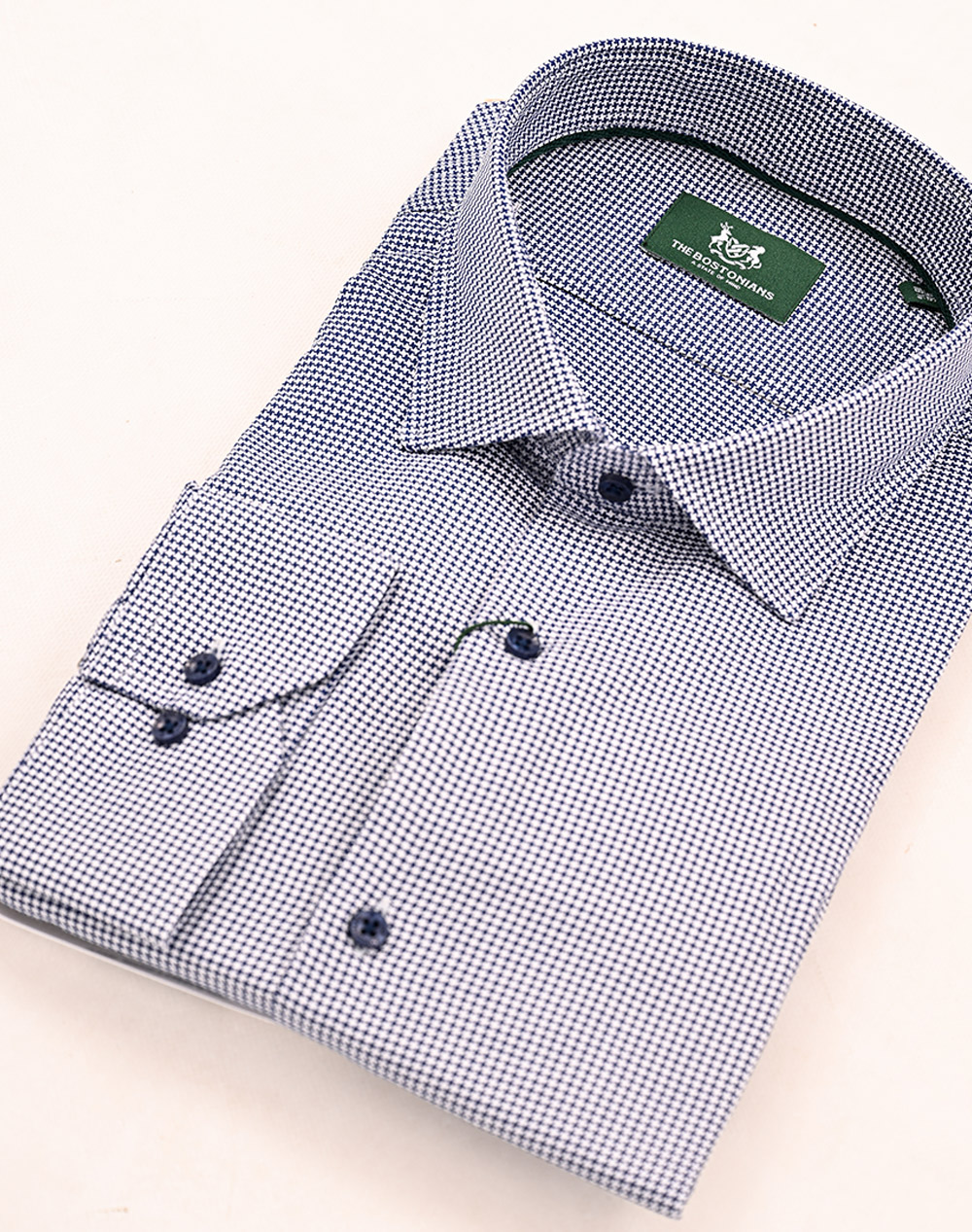 THE BOSTONIANS РИЗА DOBBY CUSTOM FIT Patterned DOBBY Semi-rex Custom FIT