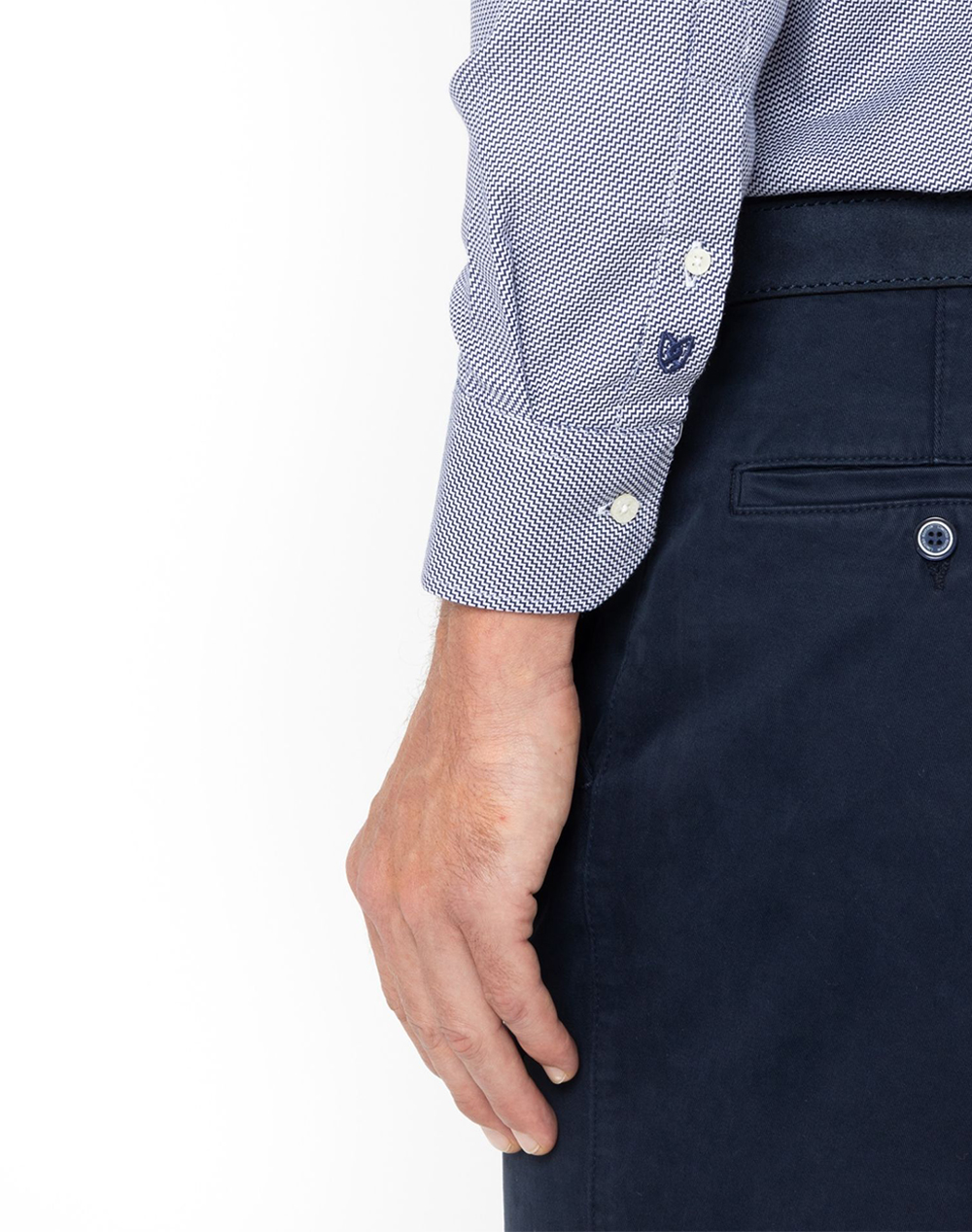 THE BOSTONIANS РИЗА DOBBY CUSTOM FIT Patterned DOBBY Semi-rex Custom FIT