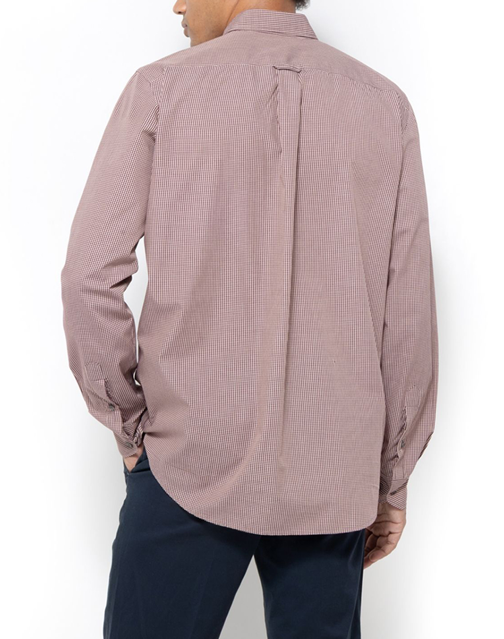 THE BOSTONIANS РИЗА CHESTER ПОПЛИН REGULAR FIT MiniCheck POPLIN Button-down Regular Fit