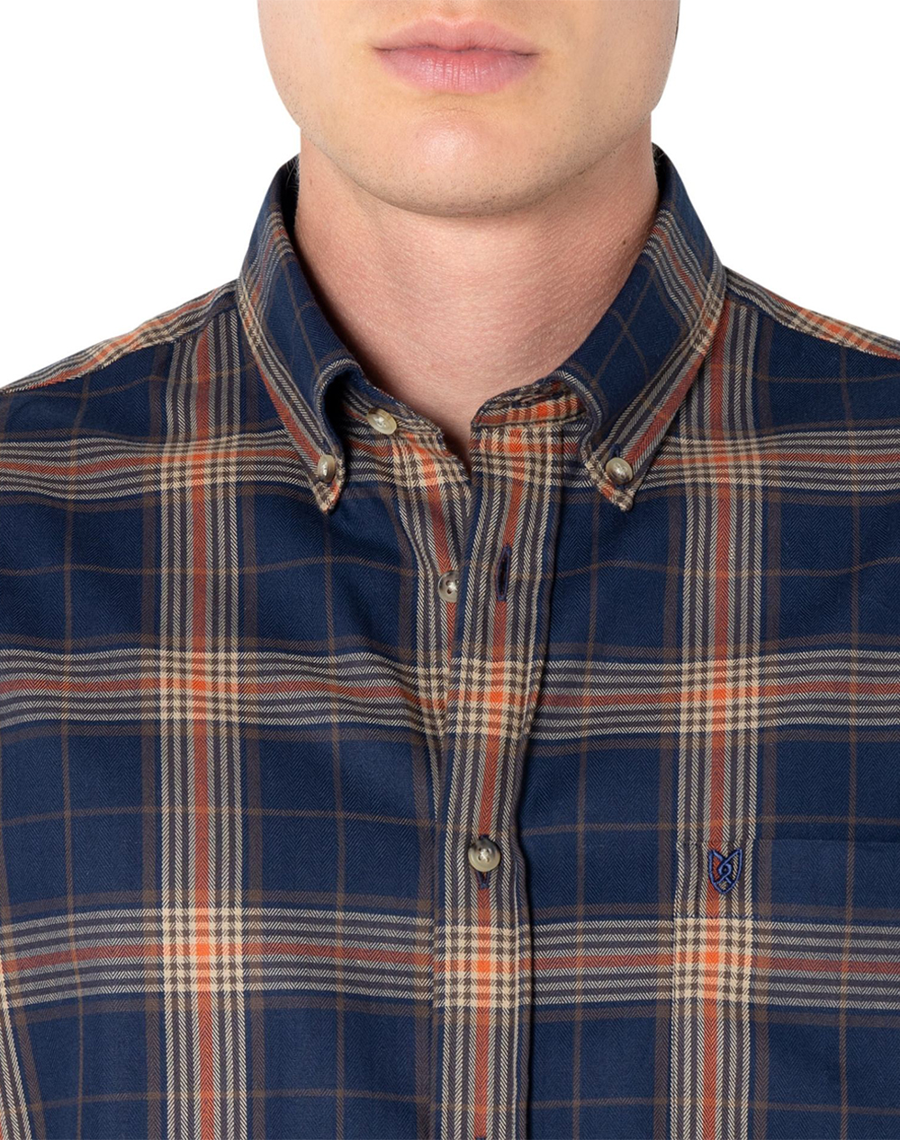 THE BOSTONIANS РИЗА COPLEY REGULAR FIT BigCheck FLANNEL Button-down Regular FIT