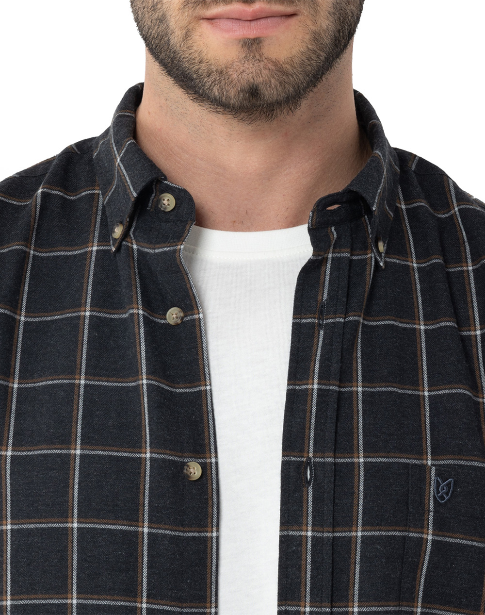 THE BOSTONIANS РИЗА COPLEY REGULAR FIT BigCheck FLANNEL Button-down Regular FIT