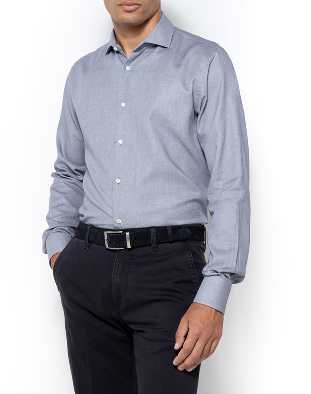 THE BOSTONIANS РИЗА DOBBY CUSTOM FIT Patterned DOBBY Semi-rex Custom FIT