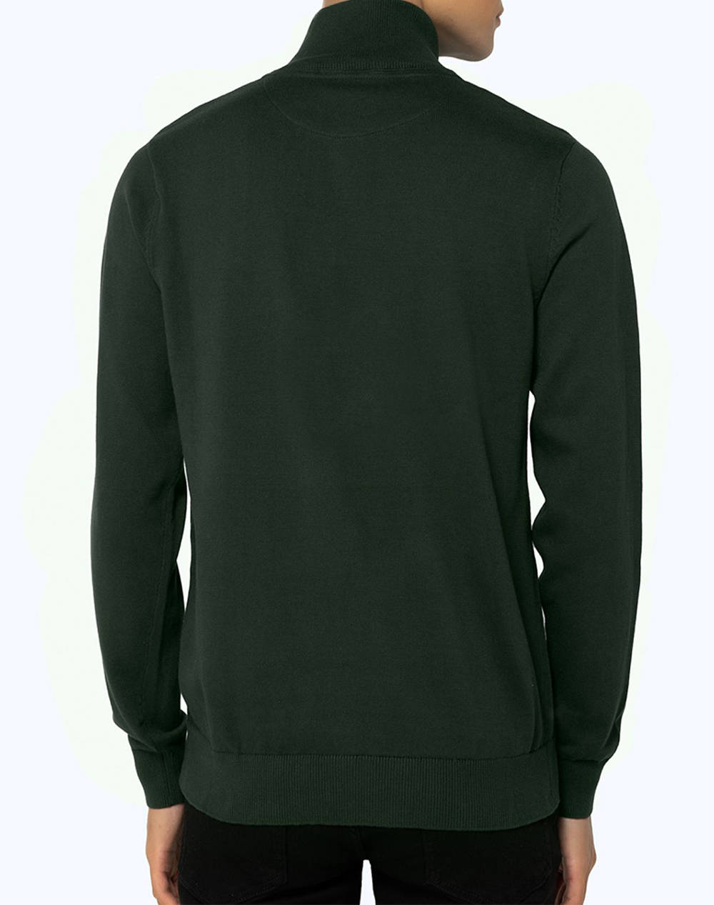 BOSTONIANS ПУЛОВЕР ПАМУЧЕН HALF-ZIP REGULAR FIT
