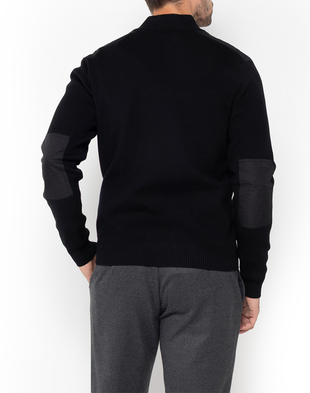 THE BOSTONIANS KNITTING HALF-ZIP REGULAR FIT