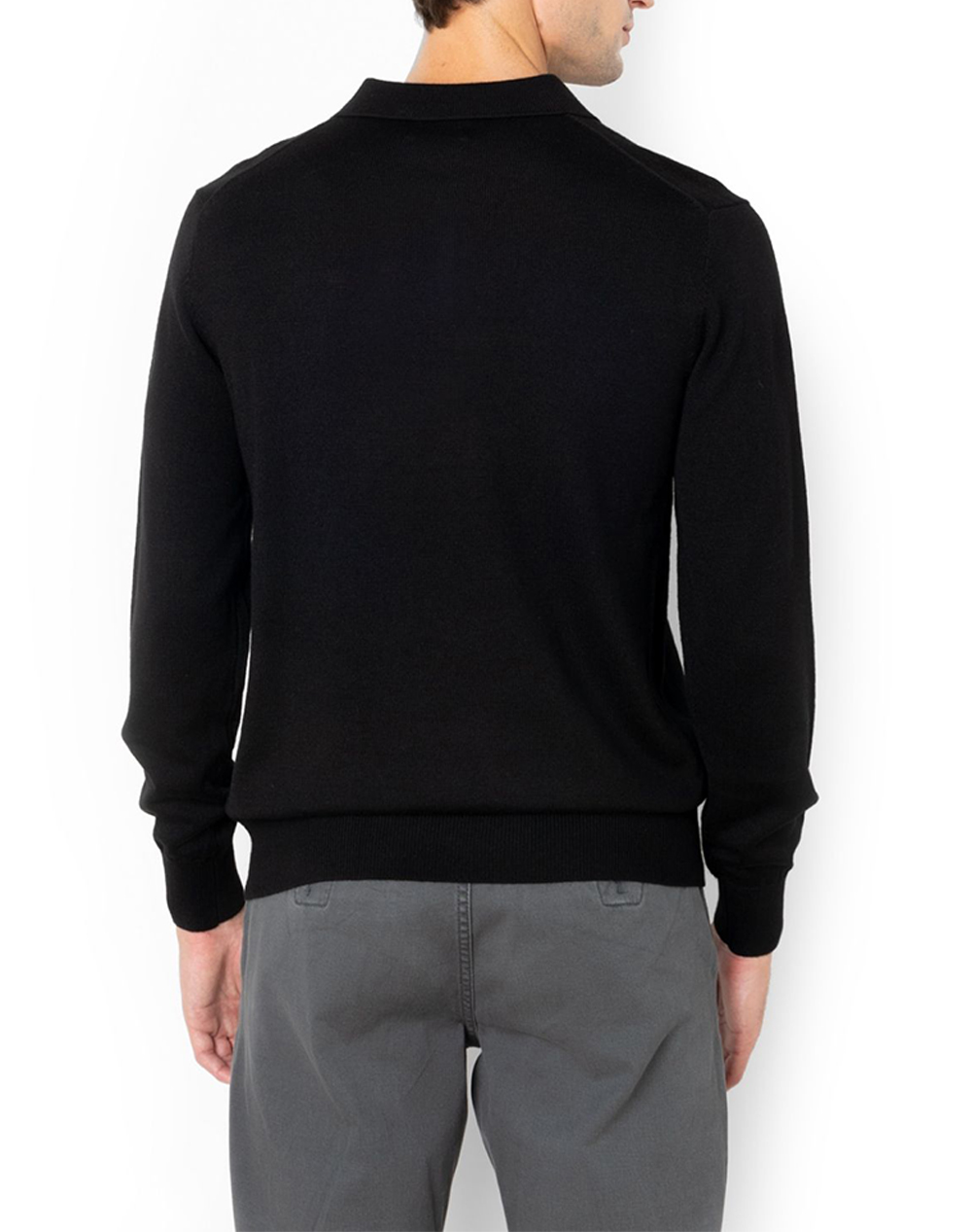 THE BOSTONIANS KNITTING MERINO POLO REGULAR FIT