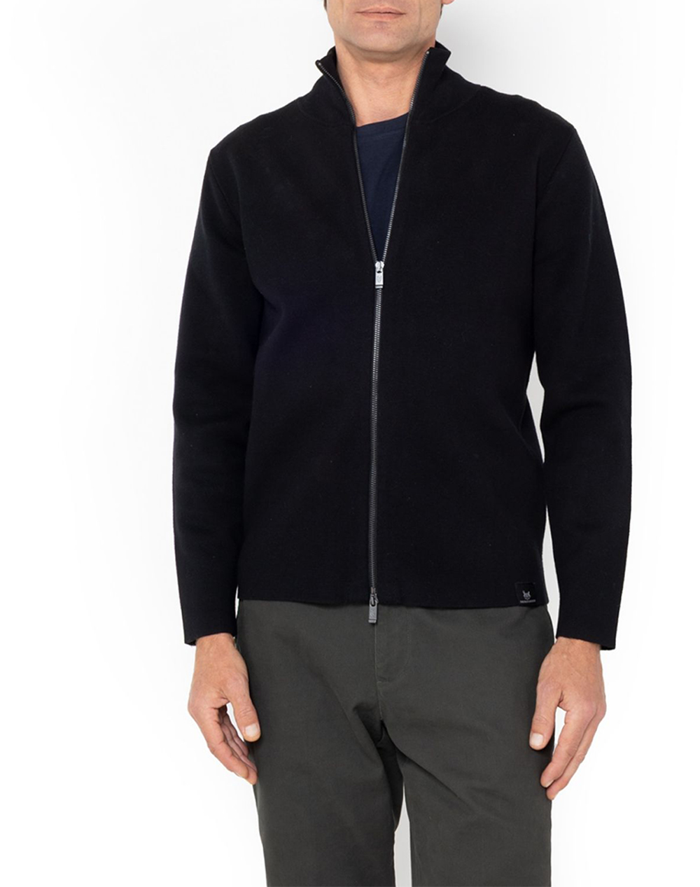 THE BOSTONIANS KNITTED COTTON CARDIGANREGULAR FIT