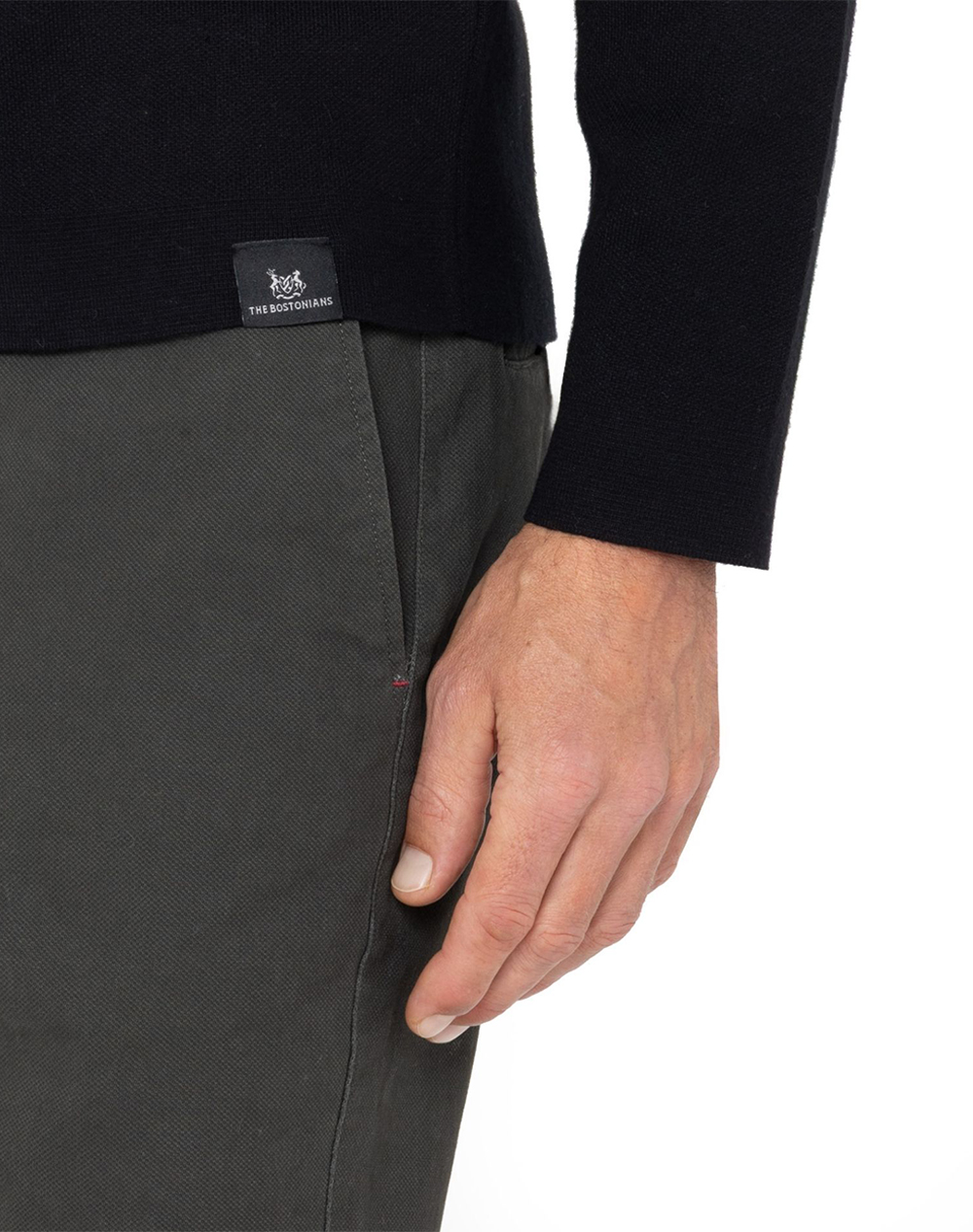 THE BOSTONIANS KNITTED COTTON CARDIGANREGULAR FIT