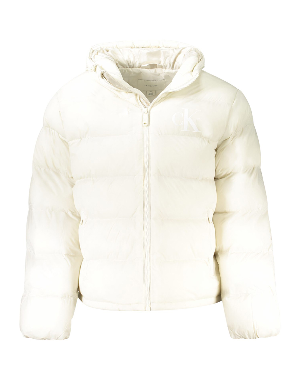CALVIN KLEIN JEANS LS NYLON MONOGRAM PUFFER JKT