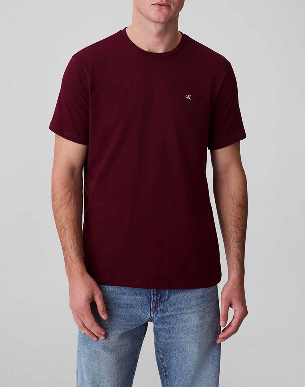 CALVIN KLEIN JEANS SS SMOOTH CTTN SOLID CREWNK TEE