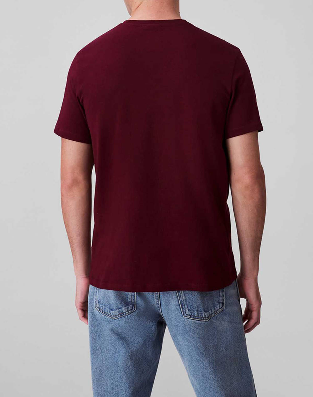 CALVIN KLEIN JEANS SS SMOOTH CTTN SOLID CREWNK TEE