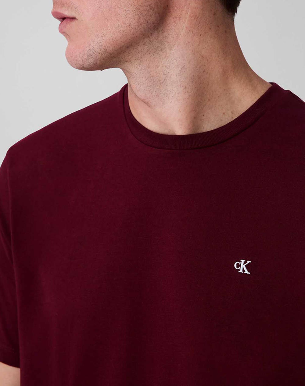 CALVIN KLEIN JEANS SS SMOOTH CTTN SOLID CREWNK TEE