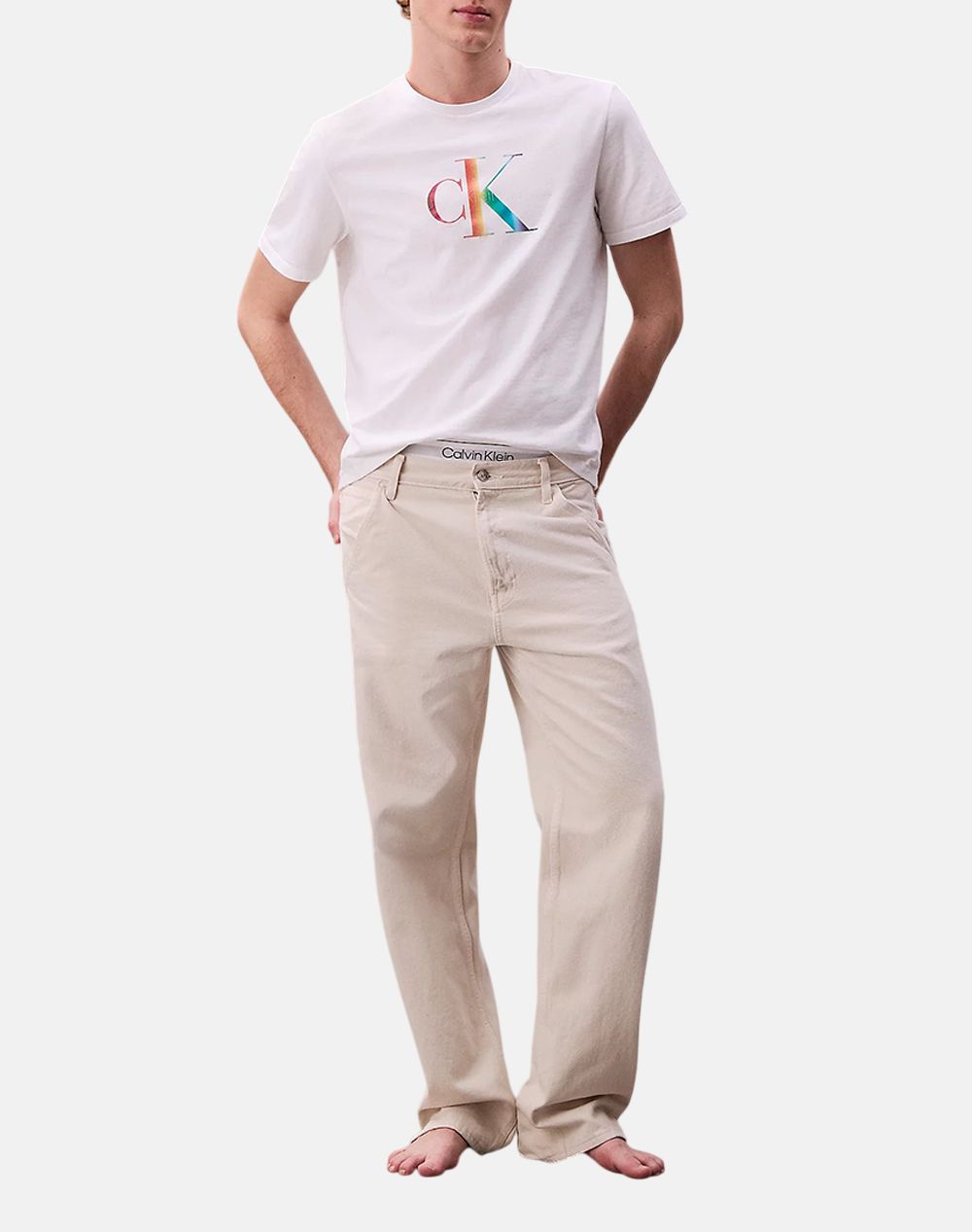 CALVIN KLEIN SS 20s CK PRIDE25 GRAPHIC TEE
