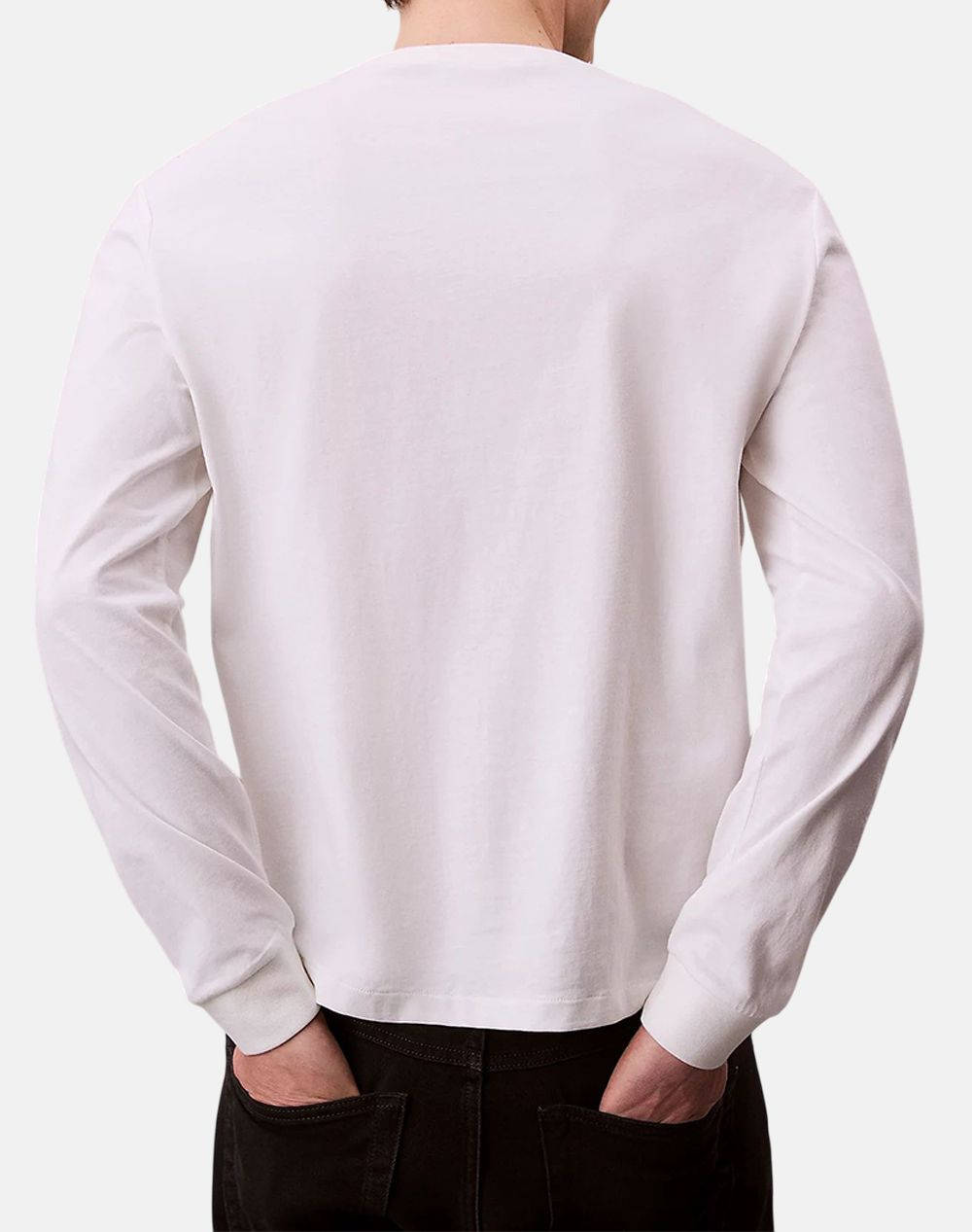 CALVIN KLEIN LS EASY MONOGRAM TEE