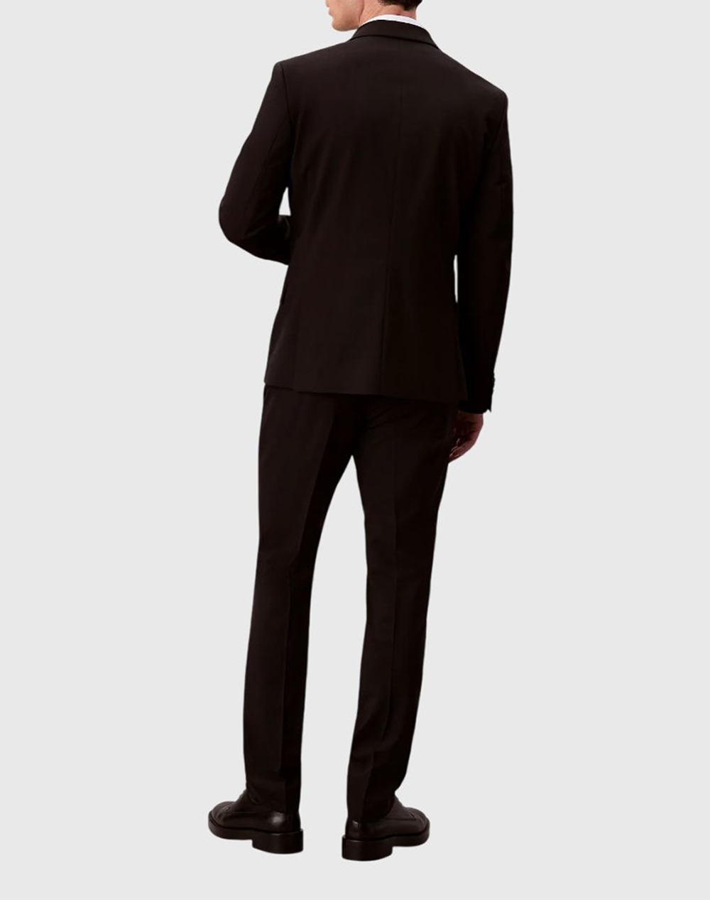 CALVIN KLEIN ITALIAN WOOL BLEND SLIM TROUSER