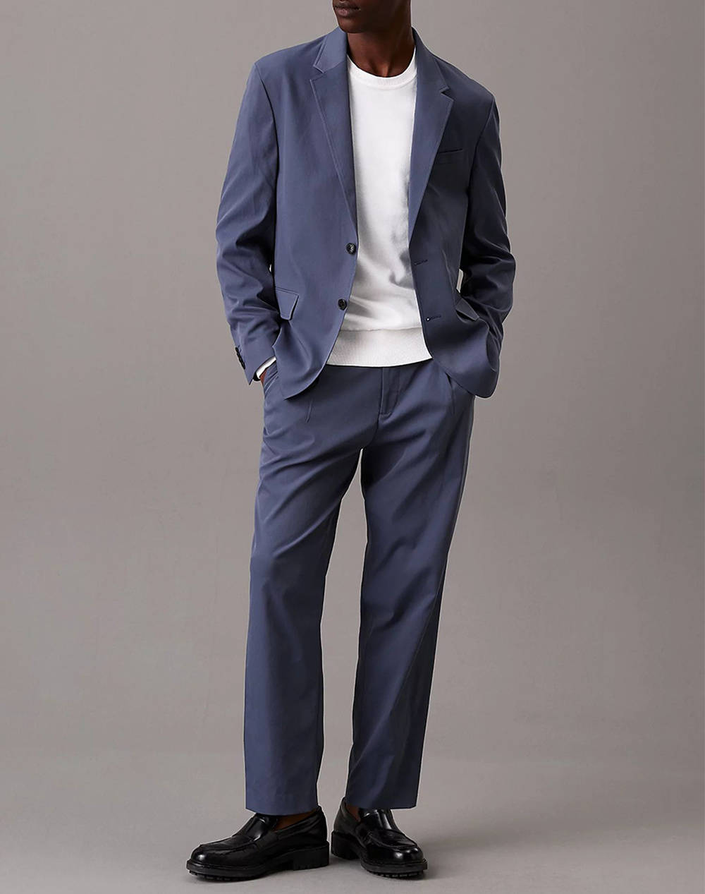 CALVIN KLEIN LS SUPIMA COTTON CREWNK SWEATER