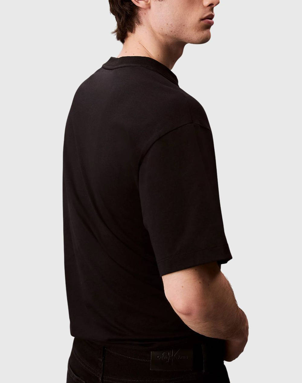 CALVIN KLEIN SS STANDARD LOGO 30S CREWNK TEE