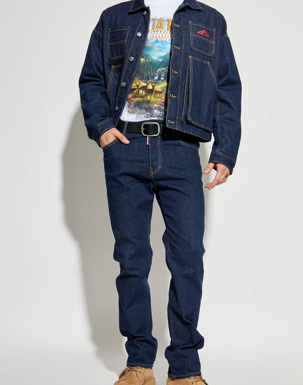 DSQUARED2 ПАНТАЛОН С 5 ДЖОБА