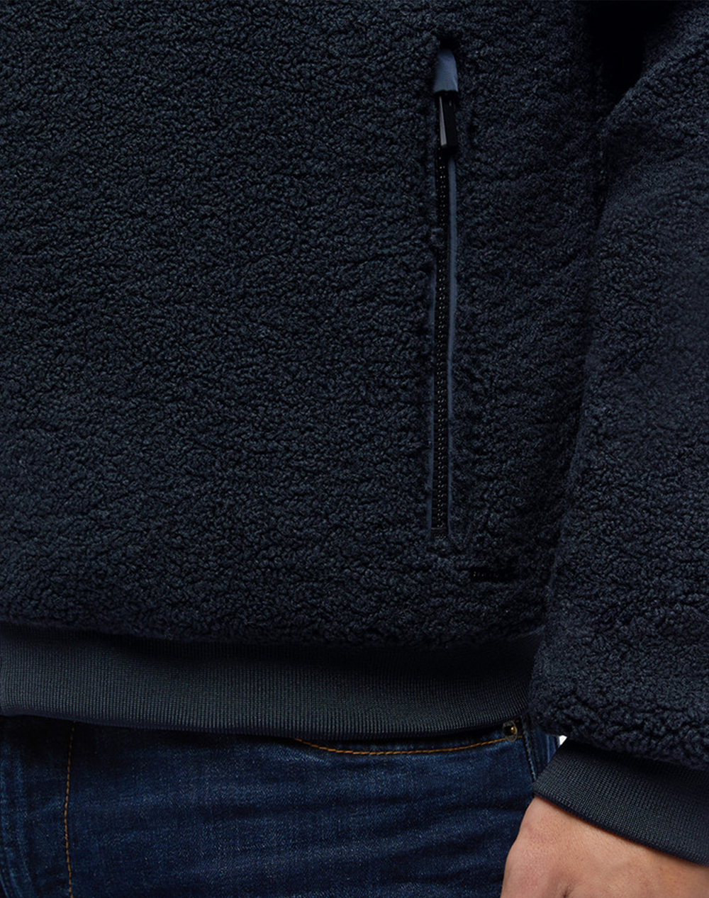 GEOX M SWEATER PILE ZIP - 200121T31