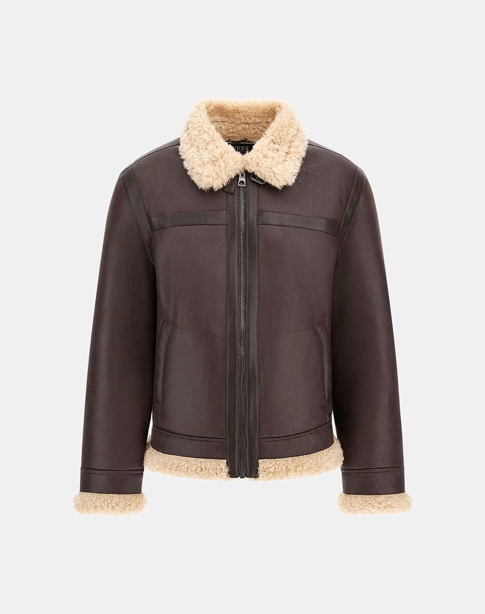 GUESS AVIATOR SHEARLING МЪЖКО ЯКЕ