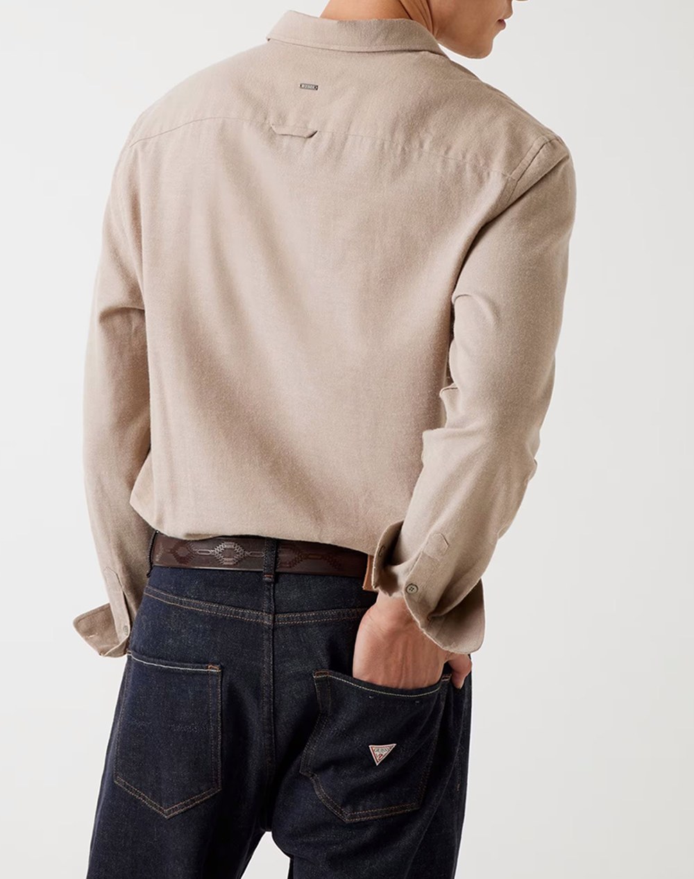 GUESS LS FLANNEL TWILL SHIRT МЪЖКА РИЗА