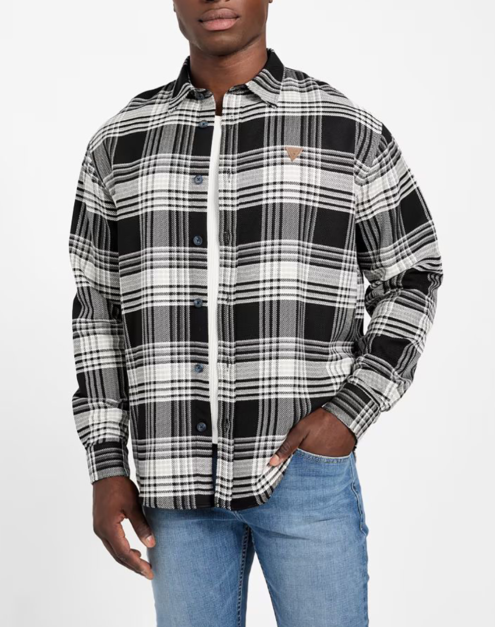 GUESS LS FLANNEL CHECK SHIRT МЪЖКА РИЗА