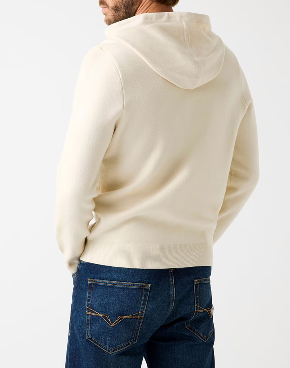 GUESS JOBY HOODIE FRENCH TERRY SWTR KNITTED MENS