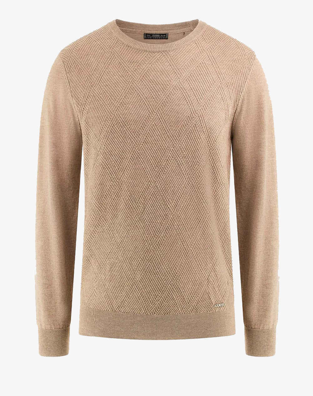 GUESS JAMAAR CN STITCHED SWTR KNITTED MENS