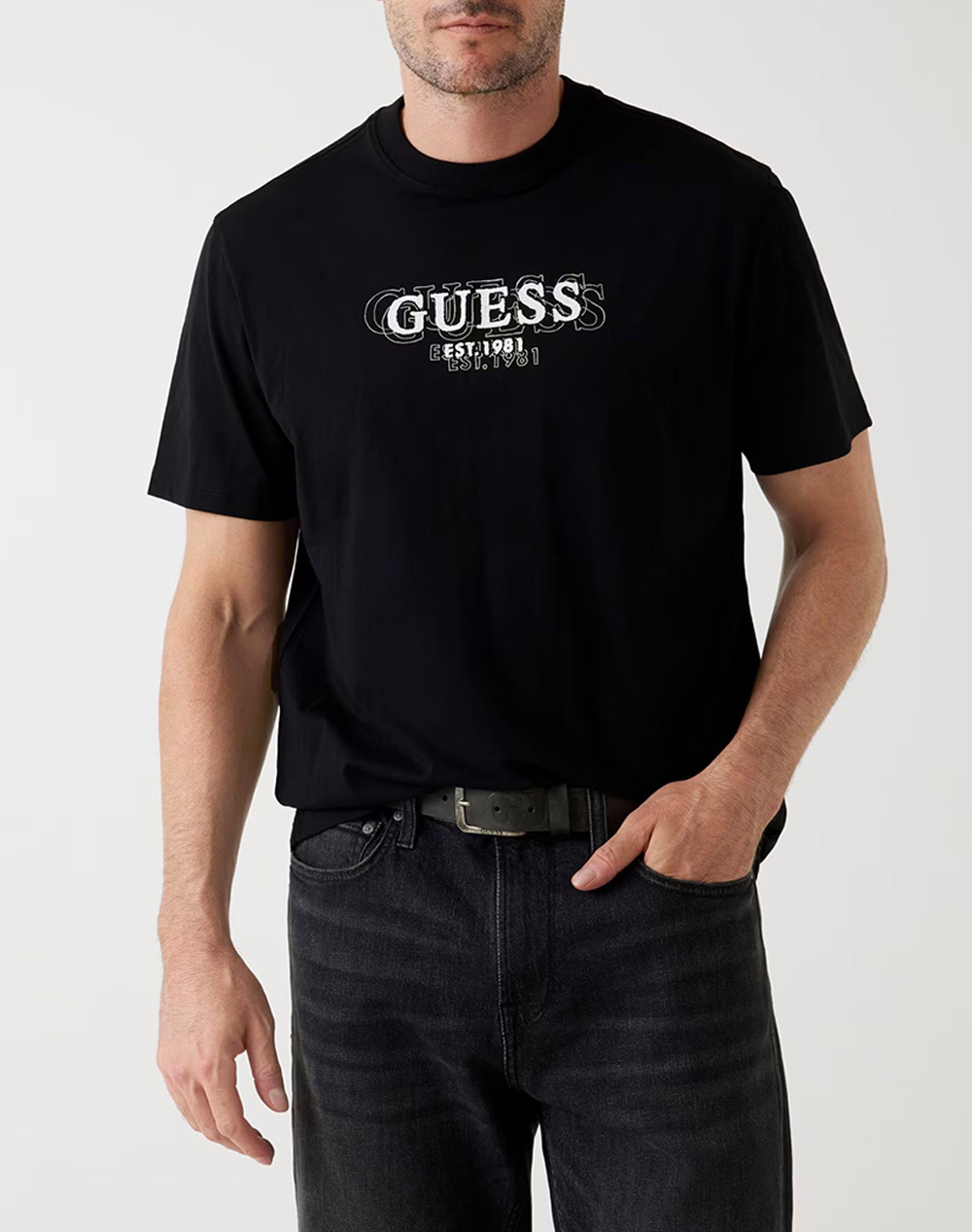 GUESS CN SS SMALL LOGO TEE МЪЖКА ТЕНИСКА
