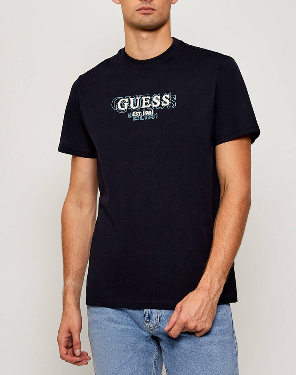 GUESS CN SS SMALL LOGO TEE МЪЖКА ТЕНИСКА