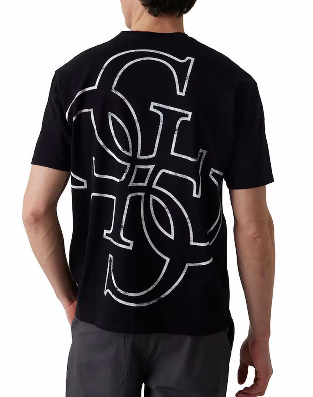 GUESS SS BSC DSTRSSD QUATTRO G TEE МЪЖКА ТЕНИСКА