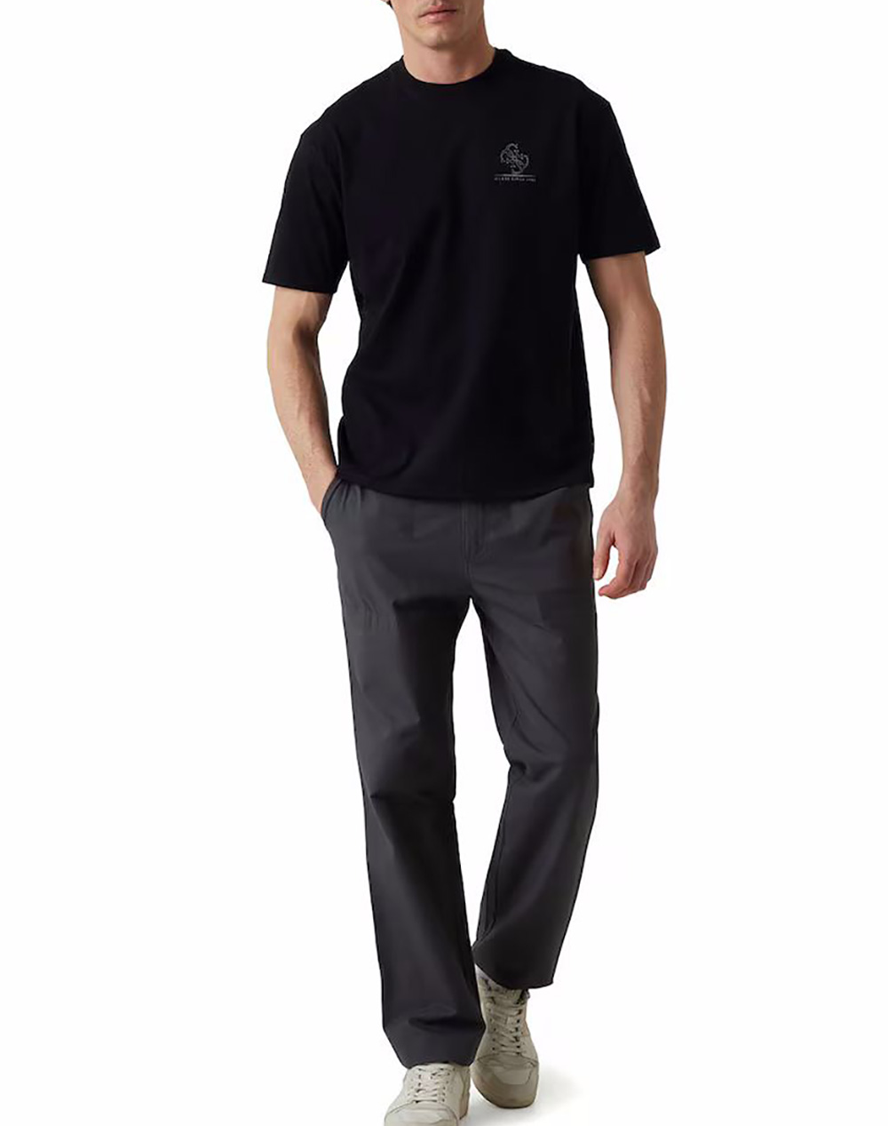 GUESS SS BSC DSTRSSD QUATTRO G TEE МЪЖКА ТЕНИСКА