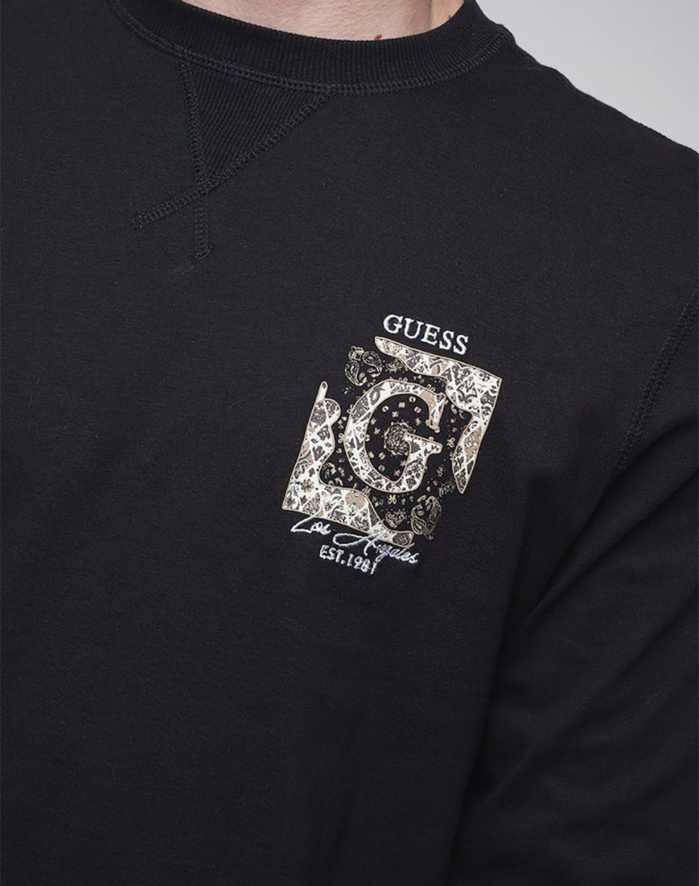 GUESS CN LS BIG G LOGO TEE МЪЖКА ТЕНИСКА