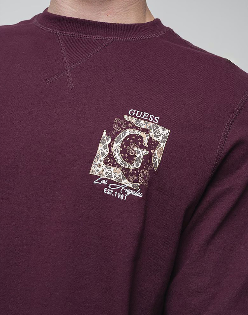 GUESS CN LS BIG G LOGO TEE МЪЖКА ТЕНИСКА